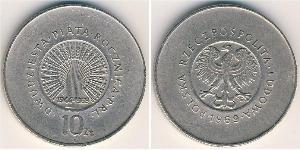 10 Zloty 波兰人民共和国 (1944 - 1989) 銅/镍 