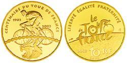 10 Євро French Fifth Republic (1958 - ) Золото 