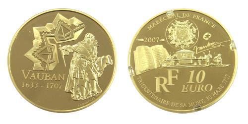 10 Євро French Fifth Republic (1958 - ) Золото 