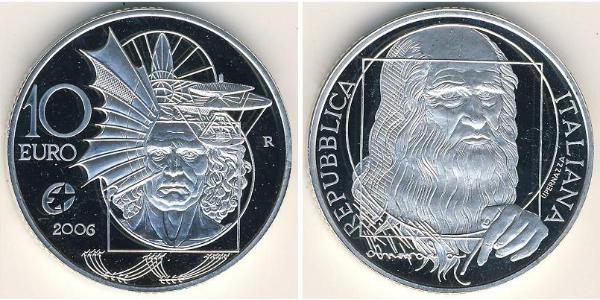 10 Євро Італія Срібло 
