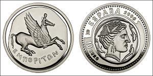10 Євро Королівство Іспанія (1976 - ) Срібло 