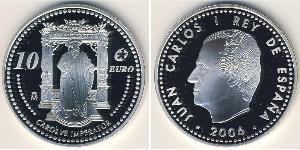 10 Євро Королівство Іспанія (1976 - ) Срібло 