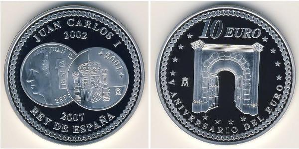 10 Євро Королівство Іспанія (1976 - ) Срібло 