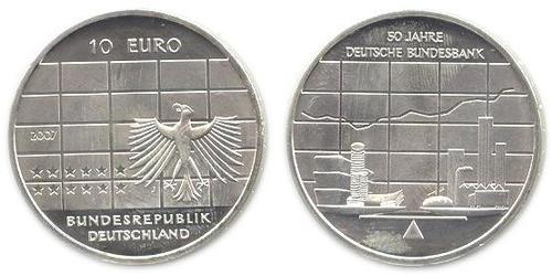 10 Євро Федеративна Республіка Німеччина (1990 - ) Срібло 