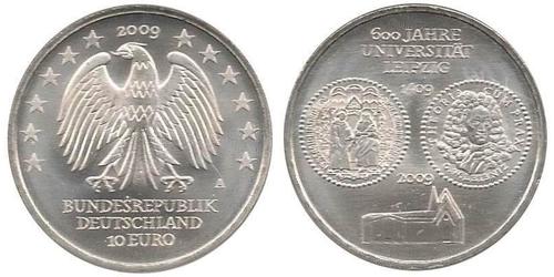 10 Євро Федеративна Республіка Німеччина (1990 - ) Срібло 