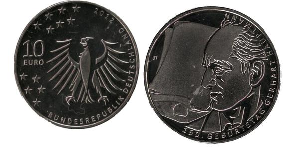 10 Євро Федеративна Республіка Німеччина (1990 - ) Срібло 