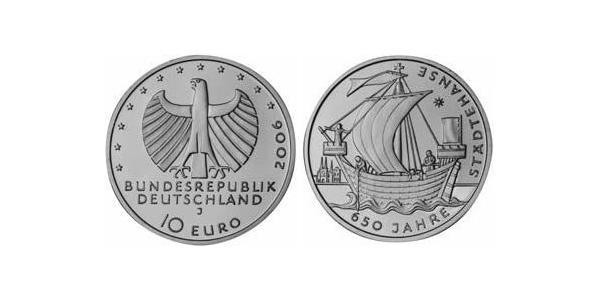 10 Євро Федеративна Республіка Німеччина (1990 - ) Срібло 