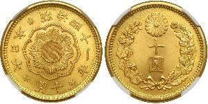 10 Ієна Японія Золото 