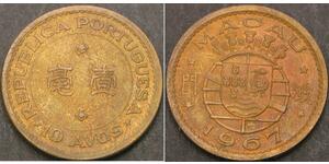 10 Аво Португалія / Аоминь (1862 - 1999) Нікель/Латунь 