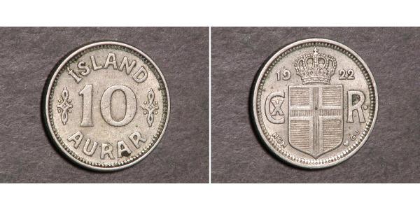 10 Аурар Исландия Никель/Медь 