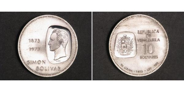 10 Боливар Венесуэла Серебро 