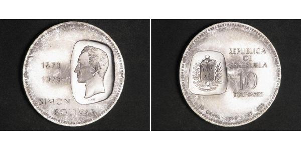 10 Боливар Венесуэла Серебро 