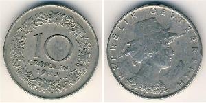 10 Грош Перша Австрійська Республіка (1918-1934) Нікель/Мідь 