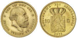 10 Гульден Королевство Нидерланды (1815 - ) Золото 