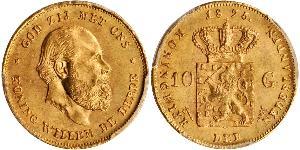 10 Гульден Королівство Нідерланди (1815 - ) Золото 