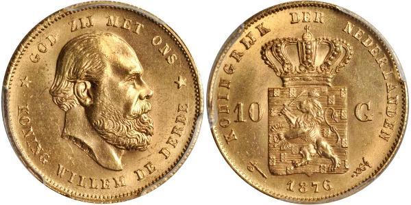 10 Гульден Королівство Нідерланди (1815 - ) Золото 