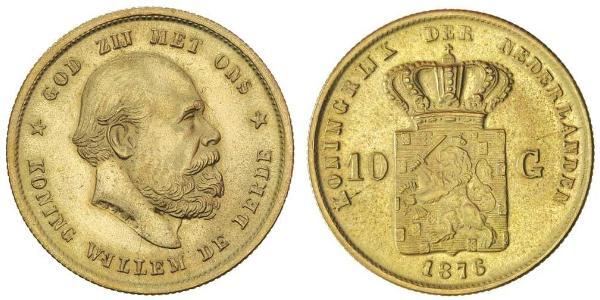 10 Гульден Королівство Нідерланди (1815 - ) Золото 