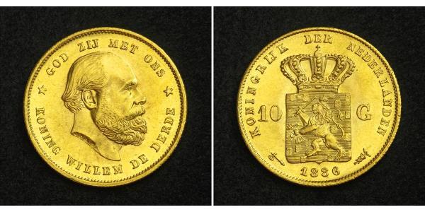 10 Гульден Королівство Нідерланди (1815 - ) Золото 