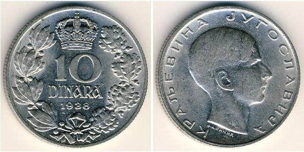 10 Динар Соціалістична Федеративна Республіка Югославія (1943 -1992) Нікель 