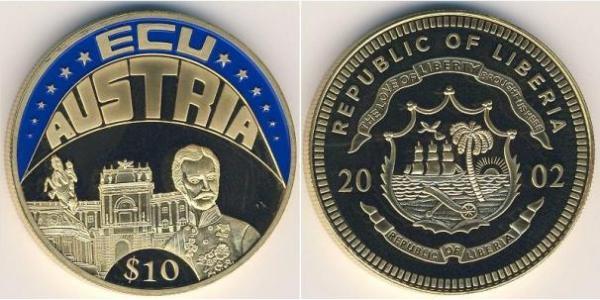 10 Долар Ліберія  