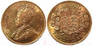 10 Долар Канада Золото Георг V (1865-1936)