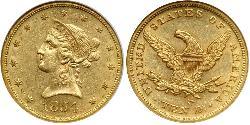 10 Долар США (1776 - ) Золото 