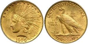 10 Долар США (1776 - ) Золото 