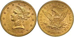10 Долар США (1776 - ) Золото 