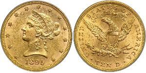 10 Долар США (1776 - ) Золото 