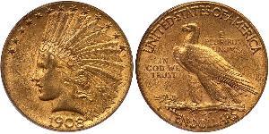 10 Долар США (1776 - ) Золото 