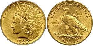 10 Долар США (1776 - ) Золото 