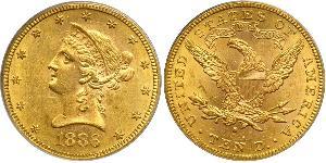 10 Долар США (1776 - ) Золото 