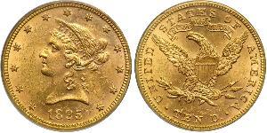 10 Долар США (1776 - ) Золото 