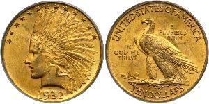 10 Долар США (1776 - ) Золото 