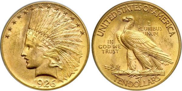 10 Долар США (1776 - ) Золото 