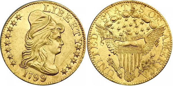 10 Долар США (1776 - ) Золото 