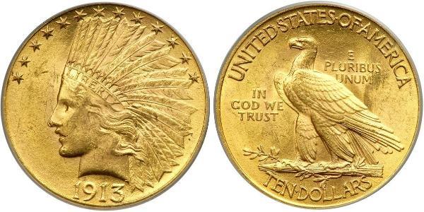 10 Долар США (1776 - ) Золото 