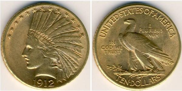 10 Долар США (1776 - ) Золото 