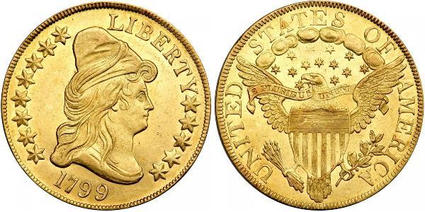 10 Долар США (1776 - ) Золото 