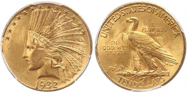 10 Долар США (1776 - ) Золото 