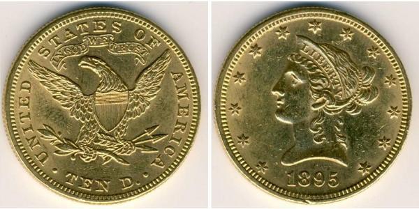 10 Долар США (1776 - ) Золото 