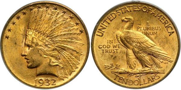 10 Долар США (1776 - ) Золото 