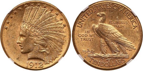 10 Долар США (1776 - ) Золото 