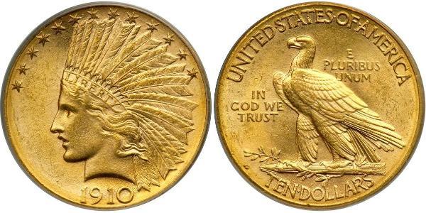 10 Долар США (1776 - ) Золото 