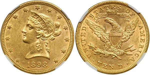 10 Долар США (1776 - ) Золото 