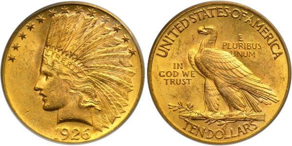 10 Долар США (1776 - ) Золото 