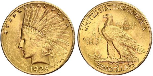 10 Долар США (1776 - ) Золото 