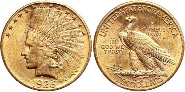 10 Долар США (1776 - ) Золото 