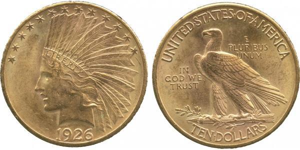 10 Долар США (1776 - ) Золото 