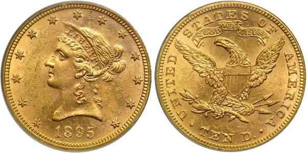 10 Долар США (1776 - ) Золото 
